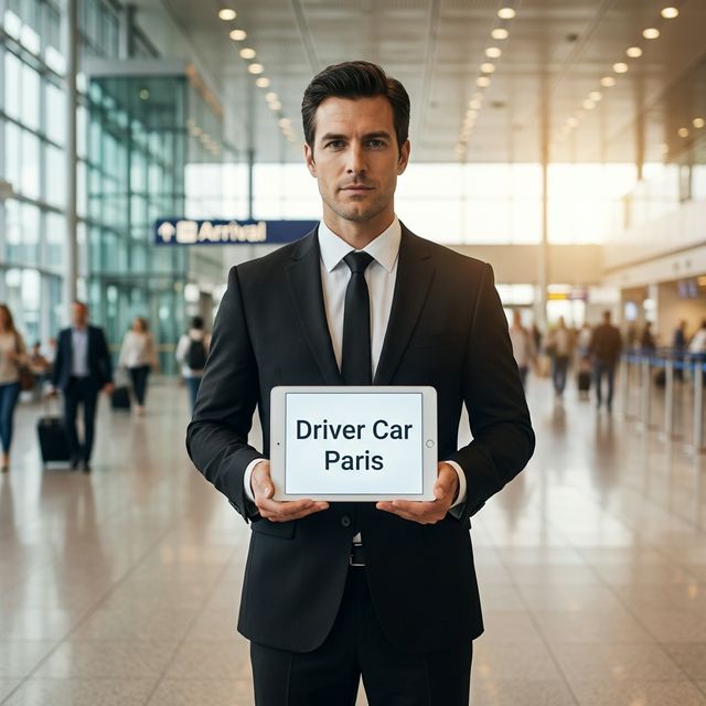 Chauffeur Privé avec Pancarte