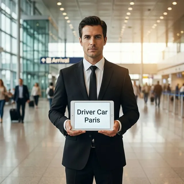 Chauffeur Privé avec Pancarte