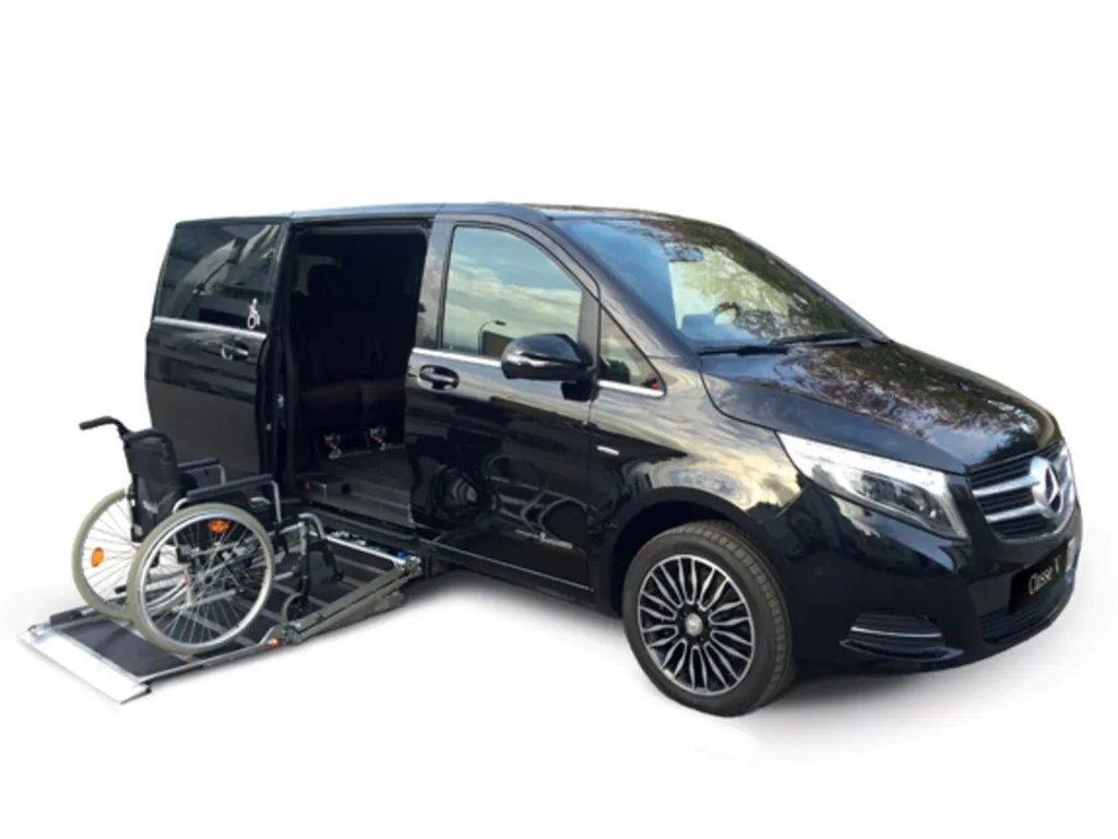 Véhicule TPMR Adapté Rampe